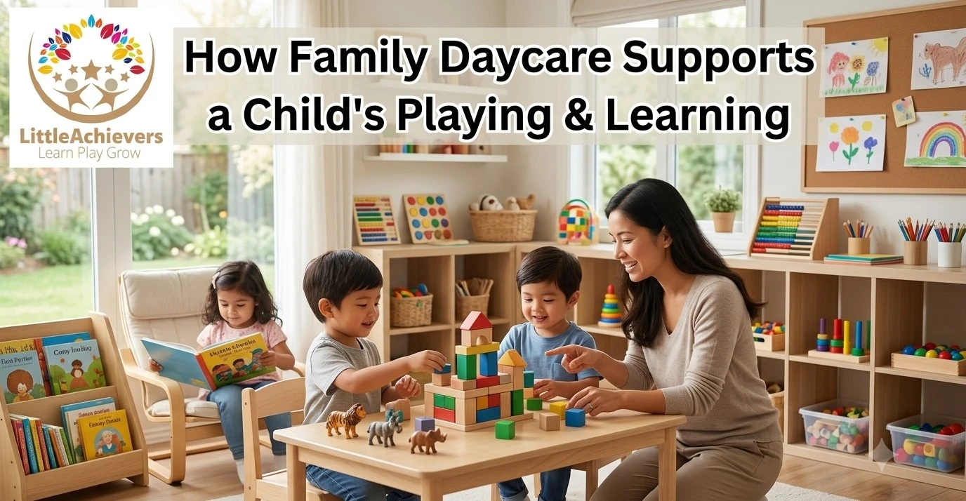 How Family Daycare Supports a Child’s Playing & Learning